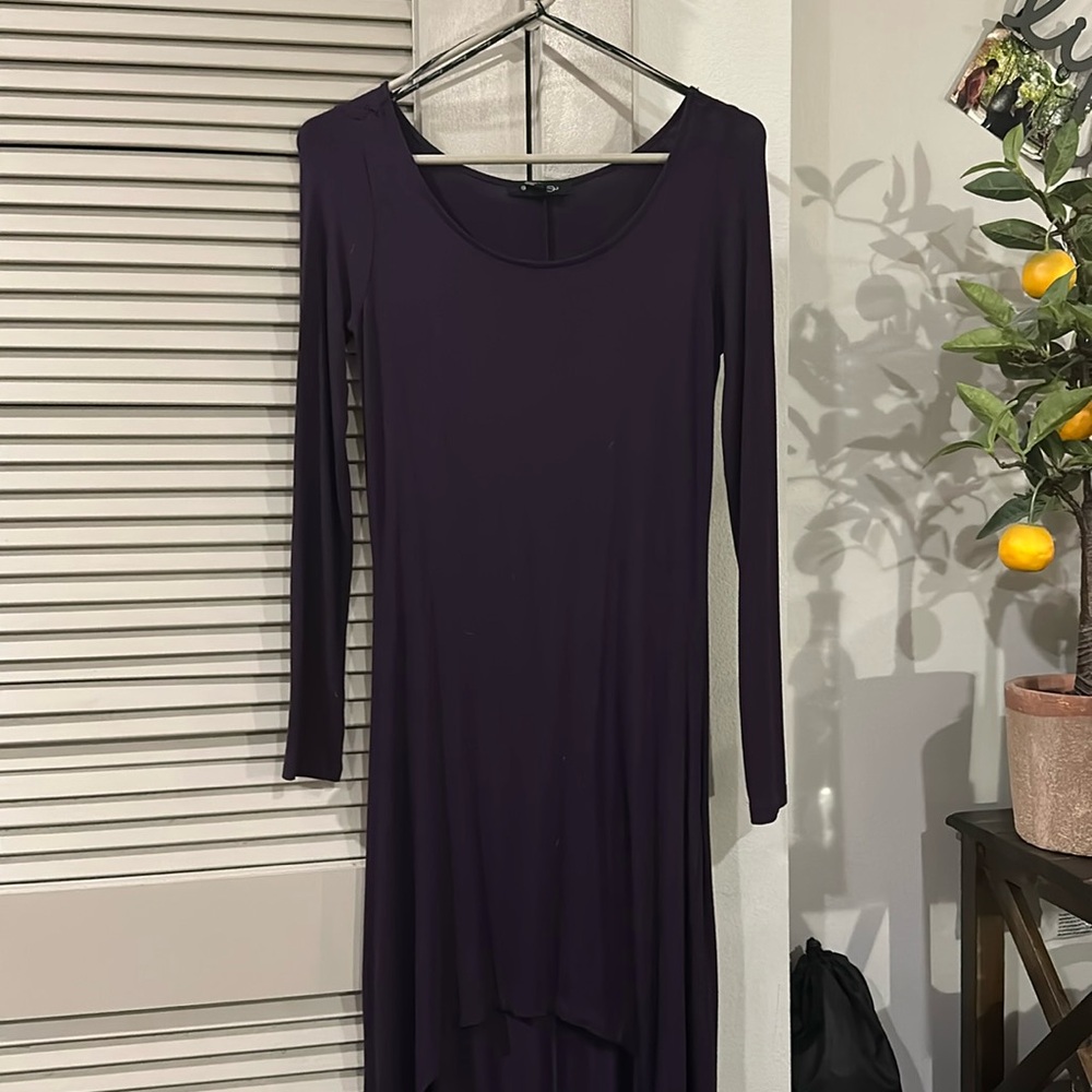 Plum Long Sleeve Dress